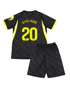 Atletico Madrid Giuliano Simeone #20 Maglia Gara Trasferta Repliche 2026-27 Bambino Maniche Corte Atletico Madrid Giuliano Simeone #20 Maglia Gara Trasferta Repliche 2026-27 Bambino Maniche Corte